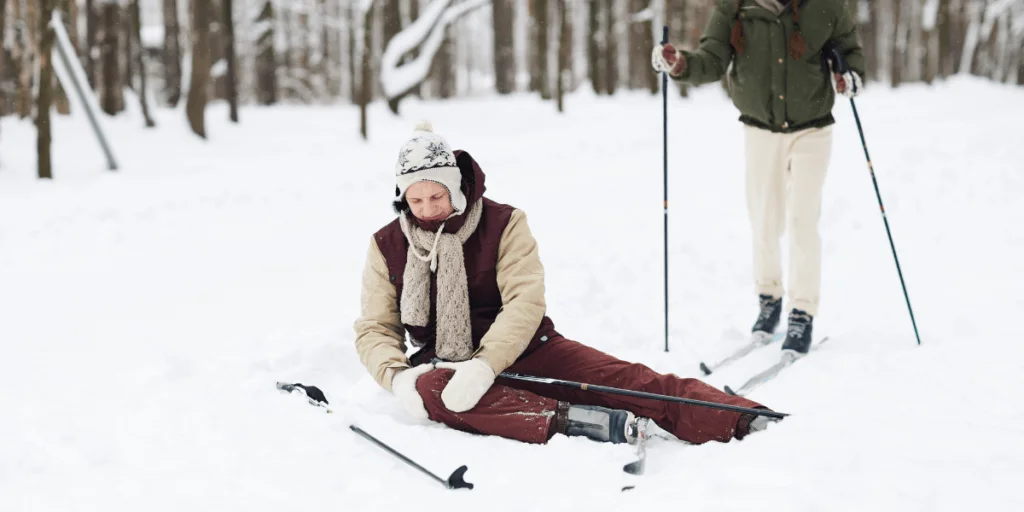 Skiing injury