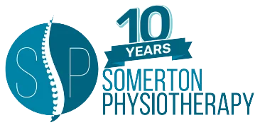 Somerton Physio 10 Years Logo